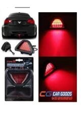 12v Ledli Üçgen Ilave Stop Lambası Çakarlı Ve Düz (kırmızı)