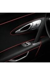 Araç Içi Dekoratif Torpido Ve Kapı Döşeme Fitili Neon Ip 5 Metre Kırmızı