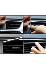 Araç Içi Klima Izgara Hava Çıkış Dekoratif Şeritler Klima Şerit
