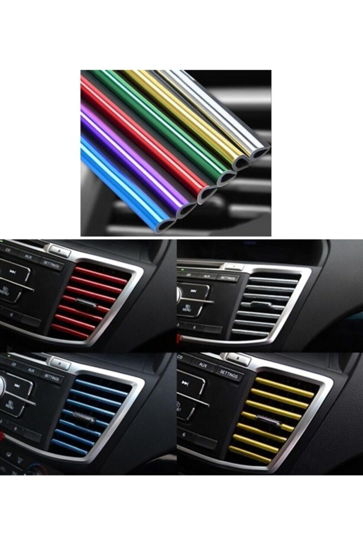 Araç Içi Klima Izgara Hava Çıkış Dekoratif Şeritler Klima Şerit