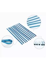 Araç Içi Klima Izgarasına Geçmeli Klima Süsü Havalandırmaya Geçme Renkli Çıta Mavi