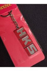 HKS OTO ANAHTARLIK PLASTİK KIRMIZI-KROM (1 ADET )