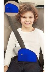 Çocuk Emniyet Kemeri Düzenleyici Ve Tutucu Emniyet Kemer Pedi(MAVİ Renk) Yumuşak kumaş