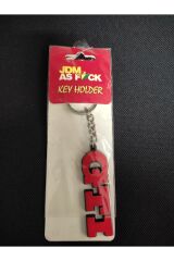 GTI OTO ANAHTARLIK PLASTİK KIRMIZI-SİYAH (1 ADET )