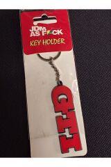 GTI OTO ANAHTARLIK PLASTİK KIRMIZI-SİYAH (1 ADET )